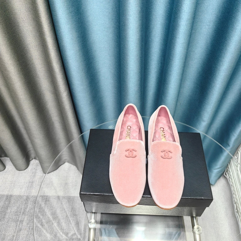 Ch*el leather shoes